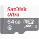 Cartão de Memória Micro SD 64GB Sandisk, Classe 10 Com Adaptador - SDSQUNR-064G-GN3MA