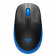 Mouse Sem Fio Logitech M190, USB, 3 Botões, 1000DPI, Azul - 910-005903