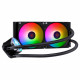 WATER COOLER PCYES NIX 2 ARGB AMD/INTEL 240MM PRETO - PCYWCNIX240 WATER COOLER PCYES NIX 2 ARGB AMD/INTEL 240MM PRETO - PCYWCNIX240