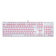 Teclado Mecânico Gamer Redragon Mitra K551W, LED Vermelho, Switch MK2 Brown, Branco - K551W (BROWN)