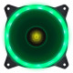 Cooler FAN Gamer Vinik, 12cm, VX Gaming V.Ring, Anel de LED Verde, VRingG Preto - 29566