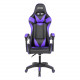 Cadeira Gamer PCTOP Strike 1005, Com Altura Ajustável, Reclinável, Preto e Roxo - Strike 1005
