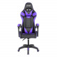Cadeira Gamer PCTOP Strike 1005, Com Altura Ajustável, Reclinável, Preto e Roxo - Strike 1005 Cadeira Gamer PCTOP Strike 1005, Com Altura Ajustável, Reclinável, Preto e Roxo - Strike 1005