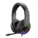 Headset Gamer T-Dagger Caspian, 3.5mm + USB, Múltiplas Plataformas, RGB, Black - T-RGH211