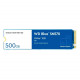 SSD WD Blue SN570 NVMe M.2, 500GB, PCIe Gen3 x4, NVMe v1.4, Leitura 3500MBs e Gravação 2300MBs - WDS500G3B0C