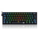 Teclado Mecânico Gamer Redragon Fizz, RGB, Switch Blue, ABNT 2, Black, K617-RGB-B (PT-BLUE) Teclado Mecânico Gamer Redragon Fizz, RGB, Switch Blue, ABNT 2, Black, K617-RGB-B (PT-BLUE)