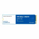 SSD WD Blue SN570 NVMe M.2, 250GB, PCIe Gen3 x4, NVMe v1.4, Leitura 3300MBs e Gravação 1200MBs, WDS250G3B0C SSD WD Blue SN570 NVMe M.2, 250GB, PCIe Gen3 x4, NVMe v1.4, Leitura 3300MBs e Gravação 1200MBs, WDS250G3B0C