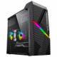 Gabinete PowerX 6507TG, Mini Tower, Black, Com Fita Led RGB, mATX, Com Fonte, Com Fan Gabinete PowerX 6507TG, Mini Tower, Black, Com Fita Led RGB, mATX, Com Fonte, Com Fan