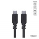 Cabo PCYES USB Tipo C 2.0 para USB Tipo C 2.0, 1 Metro, Preto - PUCP-01 (32603)