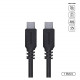 Cabo PCYES USB Tipo C 2.0 para USB Tipo C 2.0, 1 Metro, Preto - PUCP-01 (32603)
