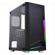 Gabinete Gamer K-Mex Hawk II Rainbow, Painel Led RGB, Sem Fonte e Fan - CG-01KT