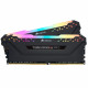 Memória Corsair Vengeance RGB Pro, 16GB (2x8GB), 2666MHz, DDR4, C16, Preto- CMW16GX4M2A2666C16 Memória Corsair Vengeance RGB Pro, 16GB (2x8GB), 2666MHz, DDR4, C16, Preto- CMW16GX4M2A2666C16