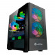 Gabinete Gamer Hayom GB1714, Lateral em Vidro Temperado, 2x Fan, Sem Fonte, ATX, Preto - GB1714 Gabinete Gamer Hayom GB1714, Lateral em Vidro Temperado, 2x Fan, Sem Fonte, ATX, Preto - GB1714