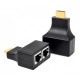 Extensor HDMI 3D 30 Metros Via Cabo De Rede UTP RJ45 CAT5E E CAT6, KP-AD100, Preto - AD0233KP AD0233XT