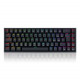 Teclado Mecânico Gamer Redragon Castor RGB, Switch Blue Removíveis, ABNT2, Preto - K631-RGB (PT-BLUE)