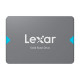 SSD Lexar NQ100, 480GB, SATA, Leitura 550MB/s, Gravação 480MB/s, Cinza - LNQ100X480G-RNNNU SSD Lexar NQ100, 480GB, SATA, Leitura 550MB/s, Gravação 480MB/s, Cinza - LNQ100X480G-RNNNU