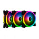 Kit Fan Gamer Gamdias AEOLUS M2-1203 LITE, RGB, 3 Fans 120mm, Hidráulico, 1200RPM - AEOLUS M2-1203 LITE