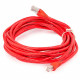 Cabo de Rede 10 Metros PlusCable, Patch Cord CAT.5E, Vermelho - PC-ETHU100RD