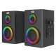 Caixa de Som Gamer Redragon Orchestra, RGB, Bluetooth, Stereo 2.0, USB, 3.5mm, Preto - GS811