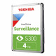 HD Toshiba Surveillance S300, 4TB, 5400 RPM, SATA - HDWT840UZSVA