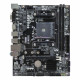 Placa Mãe Bluecase BMBA320-G3HGU-M2 BLK, Chipset A320, AMD AM4, DDR4, M.2 NVME, mATX, Lan Gigabit, USB3.0, VGA/HDMI, OEM