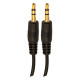 Cabo P2 M x P2 M, 1 Metros X-Cell, Preto - XC-P2-1M