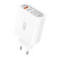 Carregador Para Celular USB-C Com Cabo USB-C 3A, XO, Com 4 USB 3.1A, Branco - XO-L100
