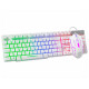 Kit Gamer K-Mex, Teclado KMW52 + Mouse MOA8, LED RGB, Branco - B2KMW5228U2CB2X Kit Gamer K-Mex, Teclado KMW52 + Mouse MOA8, LED RGB, Branco - B2KMW5228U2CB2X
