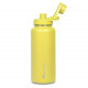 Garrafa Térmica Goldentec GT Colors 3 Inox 1L, Com Tampa, Bico e Base Emborrachado, Amarelo - 63132 Garrafa Térmica Goldentec GT Colors 3 Inox 1L, Com Tampa, Bico e Base Emborrachado, Amarelo - 63132