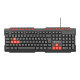 Teclado Gamer C3Tech, Multimídia, USB, Preto e Vermelho - KG-10V2BK Teclado Gamer C3Tech, Multimídia, USB, Preto e Vermelho - KG-10V2BK