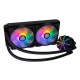Water Cooler TGT Spartel 240, Rainbow, 240mm, Preto - TGT-SPL24-V02 Water Cooler TGT Spartel 240, Rainbow, 240mm, Preto - TGT-SPL24-V02