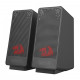 Caixa de Som Gamer Redragon Ranch, Stereo, AUX, USB, Preto - GS513 Caixa de Som Gamer Redragon Ranch, Stereo, AUX, USB, Preto - GS513