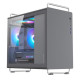 Gabinete Gamer Bluecase Tiny PRO, mATX, Lateral Vidro, USB 3.0, 5 Fans, Sem Fonte, Cinza - BG-056G TINY PRO
