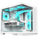 Gabinete Gamer Fortrek Clarity Max, Mid Tower, Vidro Temperado, MATX, Preto, Sem Fonte, Sem Fans, Branco - 85743 Gabinete Gamer Fortrek Clarity Max, Mid Tower, Vidro Temperado, MATX, Preto, Sem Fonte, Sem Fans, Branco - 85743