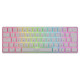 Teclado Mecânico Fortrek Gravity Air Compact, Wireless, Branco - 84978 Teclado Mecânico Fortrek Gravity Air Compact, Wireless, Branco - 84978
