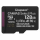 Cartão de Memória Micro SDXC 128GB Kingston, Canvas Select Plus GEN3, Classe 10 Com Adaptador - SDCS3/128GB