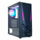 Gabinete Gamer K-Mex Jaeger 1, 01TJ, Lateral em Vidro, Led RGB, Sem Fonte e Fan, Preto - CG01TJRH001CB0X