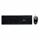Kit Teclado e Mouse Com Fio Maxprint CF1001, USB2.0, Preto - 60000156