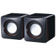 Caixa de Som BrazilPC, USB Speaker 2.0, 3W RMS, Preto - BPC-D02L