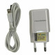 Carregador Para Celular iPhone Lightning H`Maston, Com Entrada USB 5.1A 15W, Branco - LR17-2