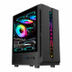 Gabinete Gamer Hayom GB1726, Lateral em Vidro Temperado, Led RGB, Sem Fonte, ATX, Preto - GB1726