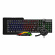 Combo Gamer 4 Em 1 Bluecase Play, Rainbow, ABNT2, 2400DPI, Drivers 40mm, USB, Preto - BGHPKM-01BX