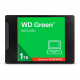 SSD WD Green, 1TB, SATA III, Leitura: 545MB/s, Gravação: 515MB/s, Verde - WDS100T5G0A
