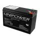 Bateria Nobreak Selada Chumbo Unipower, 12V 7,2AH, Preto - UP1272