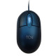 Mouse TCN Óptico, USB, 3 Botões, 1200DPI, Preto - 67356