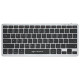 Teclado Bluetooth Sem Fio C3tech, USB Nano 2,4GHz, Recarregável, Preto e Cinza - K-BT50BK Teclado Bluetooth Sem Fio C3tech, USB Nano 2,4GHz, Recarregável, Preto e Cinza - K-BT50BK