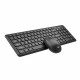 Kit Teclado e Mouse Sem Fio Lecoo, Membrana, 1200DPI, Preto - KW204 Kit Teclado e Mouse Sem Fio Lecoo, Membrana, 1200DPI, Preto - KW204