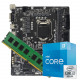 Kit Upgrade Intel 10º Geração Core i3-10105 3.70Ghz, Placa Mãe Chipset H510 LGA 1200 DDR4, 8GB DDR4 2666Mhz