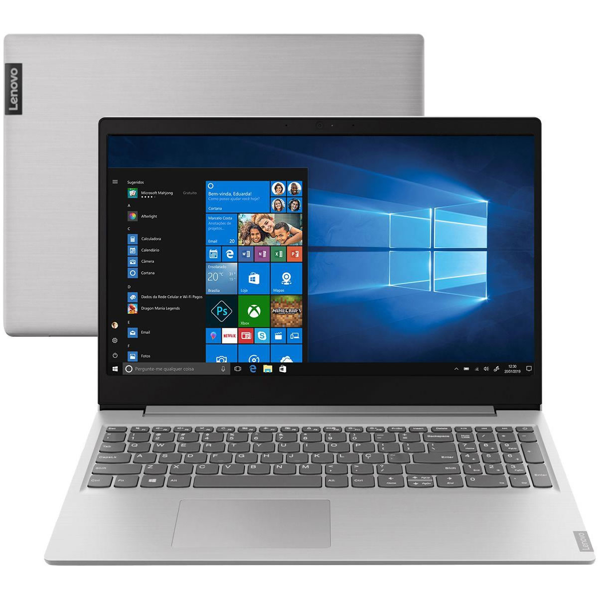 NOTEBOOK IDEAPAD S145-15IKB 81XM0002BR I3-8130U 4GB DDR4 1TB WINDOWS 10 ...