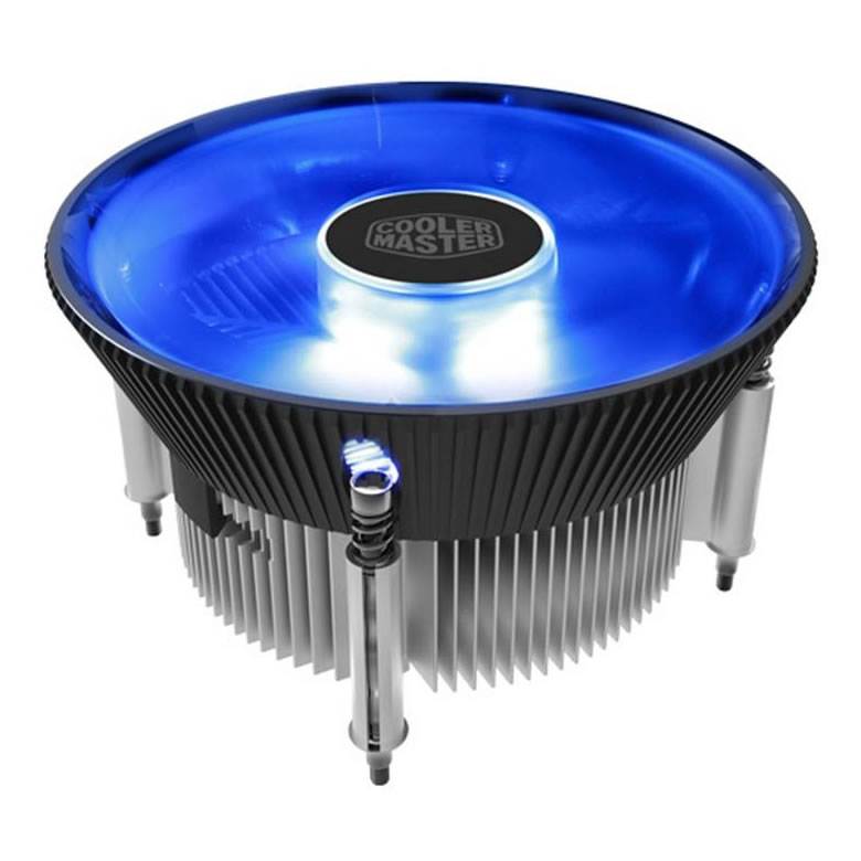 COOLER PARA PROCESSADOR COOLER MASTER INTEL I70C PRETO COM LED AZUL